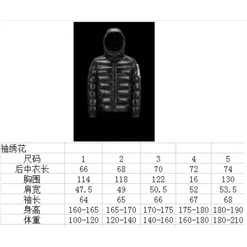 Cheap Moncler Down Feather Coat Long Sleeved For Men #1387251 Replica Wholesale [$160.00 USD] [ITEM#1387251] on Replica Moncler Down Feather Coat
