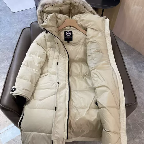 Cheap Canada Goose Down Feather Coat Long Sleeved For Women #1387254 Replica Wholesale [$257.85 USD] [ITEM#1387254] on Replica Canada Goose Down Feather Coat