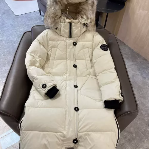Cheap Canada Goose Down Feather Coat Long Sleeved For Women #1387254 Replica Wholesale [$257.85 USD] [ITEM#1387254] on Replica Canada Goose Down Feather Coat