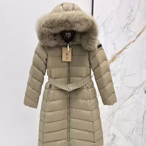 Cheap Burberry Down Feather Coat Long Sleeved For Women #1387257 Replica Wholesale [$261.16 USD] [ITEM#1387257] on Replica Burberry Down Feather Coat