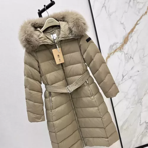 Cheap Burberry Down Feather Coat Long Sleeved For Women #1387257 Replica Wholesale [$261.16 USD] [ITEM#1387257] on Replica Burberry Down Feather Coat