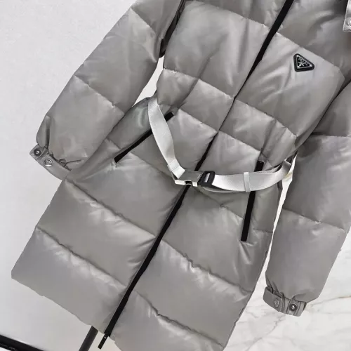 Cheap Prada Down Feather Coat Long Sleeved For Women #1387259 Replica Wholesale [$261.16 USD] [ITEM#1387259] on Replica Prada Down Feather Coat