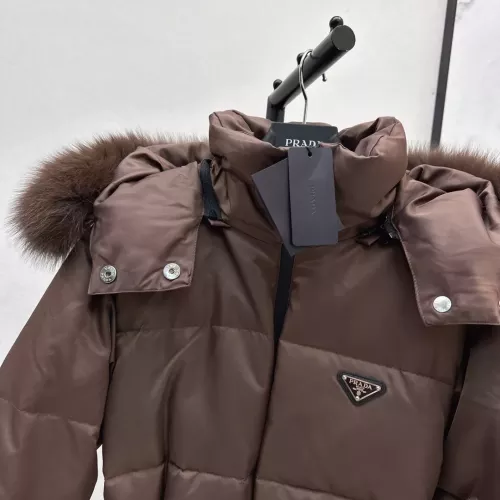 Cheap Prada Down Feather Coat Long Sleeved For Women #1387260 Replica Wholesale [$261.16 USD] [ITEM#1387260] on Replica Prada Down Feather Coat