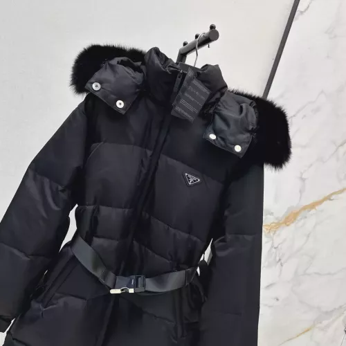 Cheap Prada Down Feather Coat Long Sleeved For Women #1387261 Replica Wholesale [$261.16 USD] [ITEM#1387261] on Replica Prada Down Feather Coat