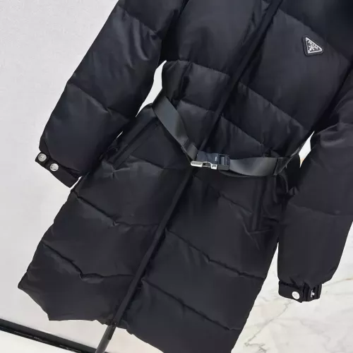 Cheap Prada Down Feather Coat Long Sleeved For Women #1387261 Replica Wholesale [$261.16 USD] [ITEM#1387261] on Replica Prada Down Feather Coat