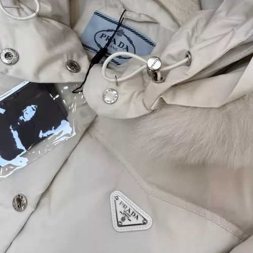 Cheap Prada Down Feather Coat Long Sleeved For Women #1387262 Replica Wholesale [$323.97 USD] [ITEM#1387262] on Replica Prada Down Feather Coat