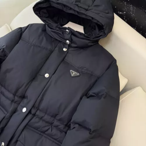 Cheap Prada Down Feather Coat Long Sleeved For Women #1387264 Replica Wholesale [$323.97 USD] [ITEM#1387264] on Replica Prada Down Feather Coat