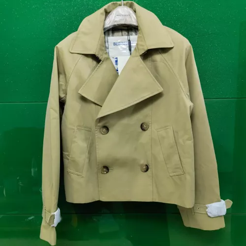 Cheap Burberry Trench Coat Long Sleeved For Women #1387266 Replica Wholesale [$162.00 USD] [ITEM#1387266] on Replica Burberry Trench Coat