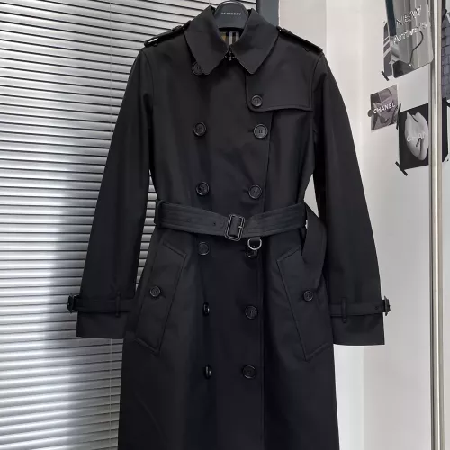 Burberry Trench Coat Long Sleeved For Women #1387274