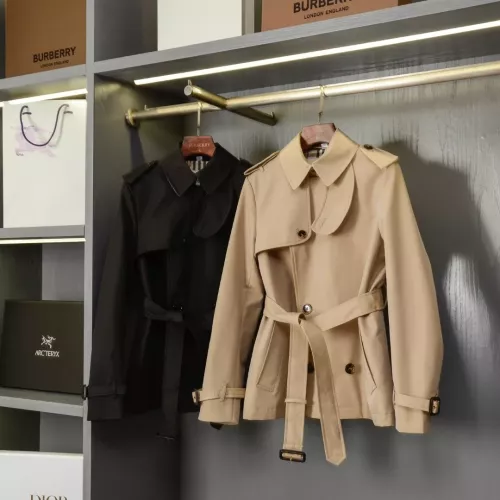 Cheap Burberry Trench Coat Long Sleeved For Women #1387278 Replica Wholesale [$162.00 USD] [ITEM#1387278] on Replica Burberry Trench Coat