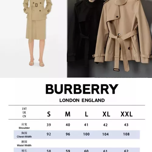 Cheap Burberry Trench Coat Long Sleeved For Women #1387278 Replica Wholesale [$162.00 USD] [ITEM#1387278] on Replica Burberry Trench Coat