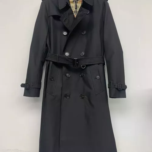 Burberry Trench Coat Long Sleeved For Men #1387282