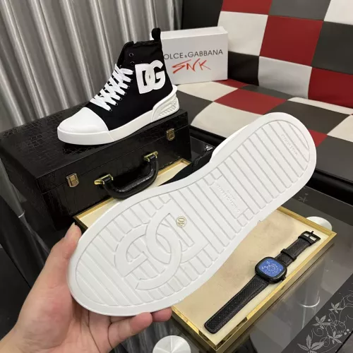 Cheap Dolce &amp; Gabbana D&amp;G High Top Shoes For Men #1387371 Replica Wholesale [$85.00 USD] [ITEM#1387371] on Replica Dolce &amp; Gabbana D&amp;G High Top Shoes