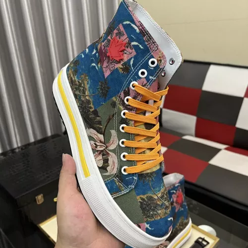 Cheap Dsquared High Tops Shoes For Men #1387431 Replica Wholesale [$82.00 USD] [ITEM#1387431] on Replica Dsquared High Tops Shoes