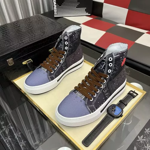 Cheap Dsquared High Tops Shoes For Men #1387432 Replica Wholesale [$82.00 USD] [ITEM#1387432] on Replica Dsquared High Tops Shoes