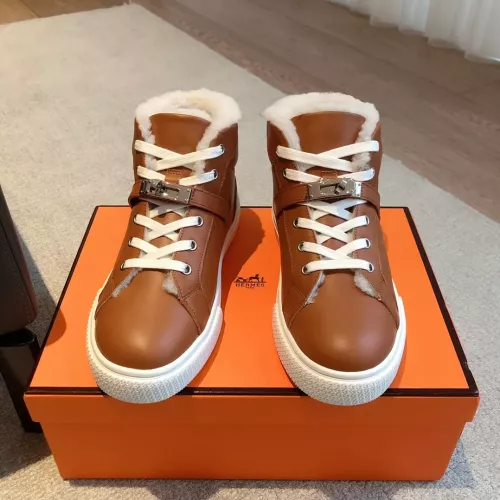 Cheap Hermes High Tops Shoes For Men #1387548 Replica Wholesale [$145.00 USD] [ITEM#1387548] on Replica Hermes High Tops Shoes