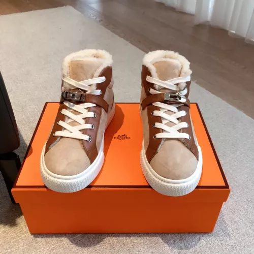 Cheap Hermes High Tops Shoes For Men #1387554 Replica Wholesale [$145.00 USD] [ITEM#1387554] on Replica Hermes High Tops Shoes
