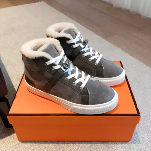 Cheap Hermes High Tops Shoes For Men #1387556 Replica Wholesale [$145.00 USD] [ITEM#1387556] on Replica Hermes High Tops Shoes
