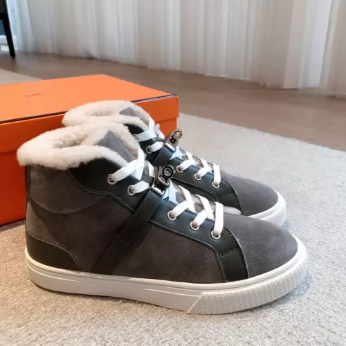 Cheap Hermes High Tops Shoes For Men #1387556 Replica Wholesale [$145.00 USD] [ITEM#1387556] on Replica Hermes High Tops Shoes