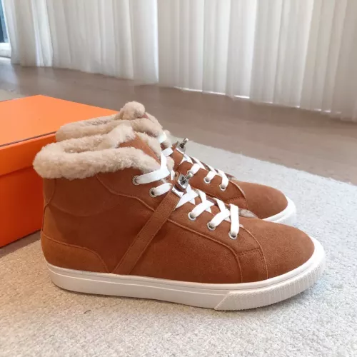 Cheap Hermes High Tops Shoes For Women #1387559 Replica Wholesale [$145.00 USD] [ITEM#1387559] on Replica Hermes High Tops Shoes