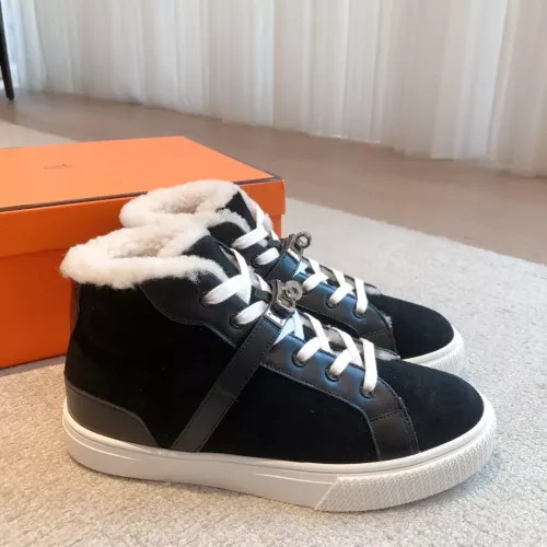 Cheap Hermes High Tops Shoes For Men #1387560 Replica Wholesale [$145.00 USD] [ITEM#1387560] on Replica Hermes High Tops Shoes
