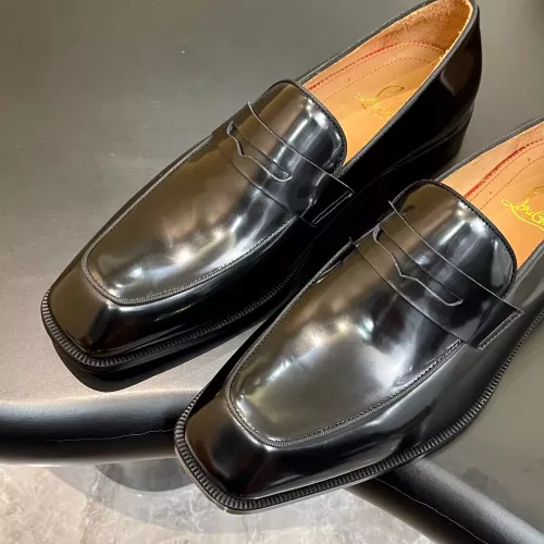 Cheap Christian Louboutin Leather Shoes For Men #1387565 Replica Wholesale [$172.00 USD] [ITEM#1387565] on Replica Christian Louboutin Leather Shoes