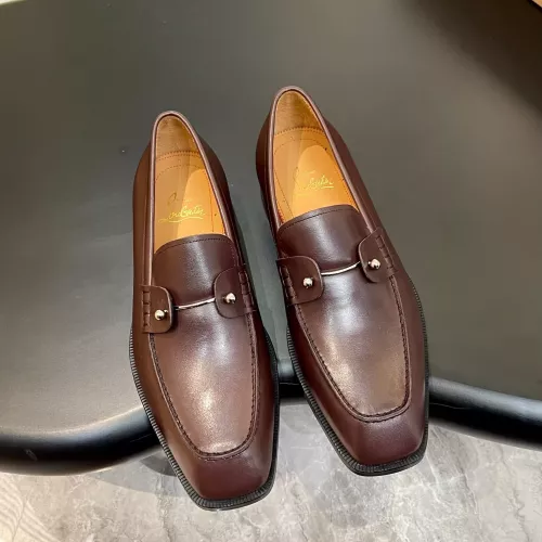 Cheap Christian Louboutin Leather Shoes For Men #1387568 Replica Wholesale [$172.00 USD] [ITEM#1387568] on Replica Christian Louboutin Leather Shoes