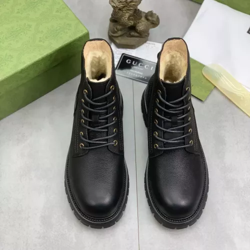 Cheap Gucci Boots For Men #1387625 Replica Wholesale [$105.00 USD] [ITEM#1387625] on Replica Gucci Boots