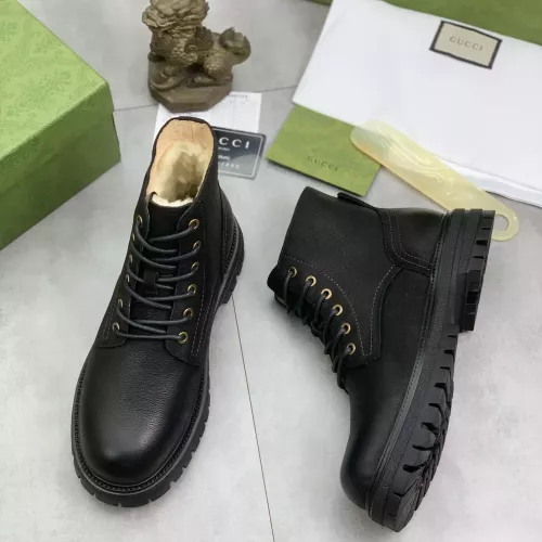 Cheap Gucci Boots For Men #1387625 Replica Wholesale [$105.00 USD] [ITEM#1387625] on Replica Gucci Boots