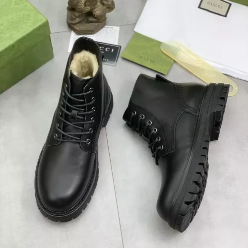 Cheap Gucci Boots For Men #1387626 Replica Wholesale [$105.00 USD] [ITEM#1387626] on Replica Gucci Boots