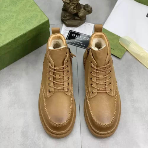 Cheap Gucci Boots For Men #1387627 Replica Wholesale [$105.00 USD] [ITEM#1387627] on Replica Gucci Boots