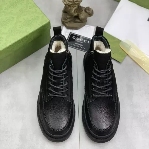 Cheap Gucci Boots For Men #1387629 Replica Wholesale [$105.00 USD] [ITEM#1387629] on Replica Gucci Boots