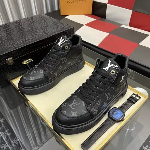 Cheap Louis Vuitton High Tops Shoes For Men #1387674 Replica Wholesale [$85.00 USD] [ITEM#1387674] on Replica Louis Vuitton High Tops Shoes