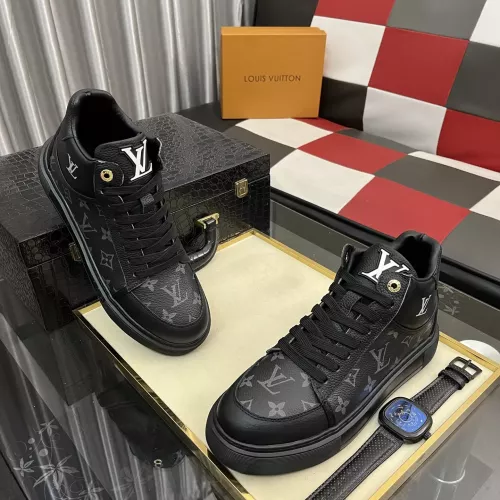 Cheap Louis Vuitton High Tops Shoes For Men #1387674 Replica Wholesale [$85.00 USD] [ITEM#1387674] on Replica Louis Vuitton High Tops Shoes