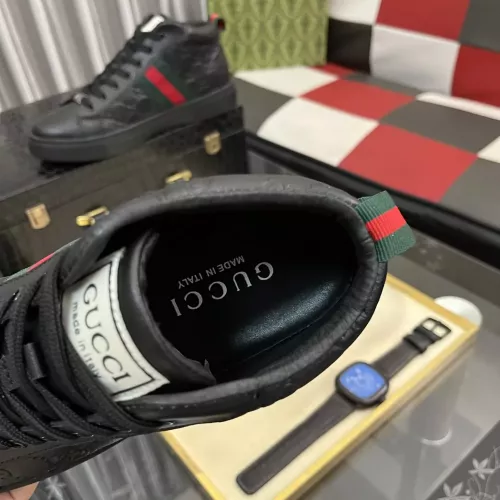 Cheap Gucci High Tops Shoes For Men #1387724 Replica Wholesale [$88.00 USD] [ITEM#1387724] on Replica Gucci High Tops Shoes