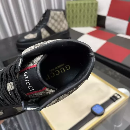 Cheap Gucci High Tops Shoes For Men #1387725 Replica Wholesale [$85.00 USD] [ITEM#1387725] on Replica Gucci High Tops Shoes