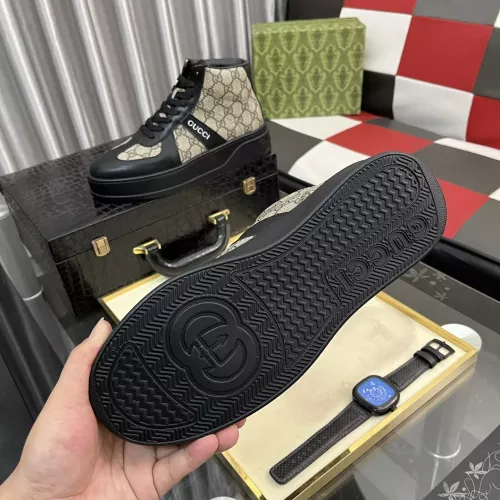 Cheap Gucci High Tops Shoes For Men #1387725 Replica Wholesale [$85.00 USD] [ITEM#1387725] on Replica Gucci High Tops Shoes