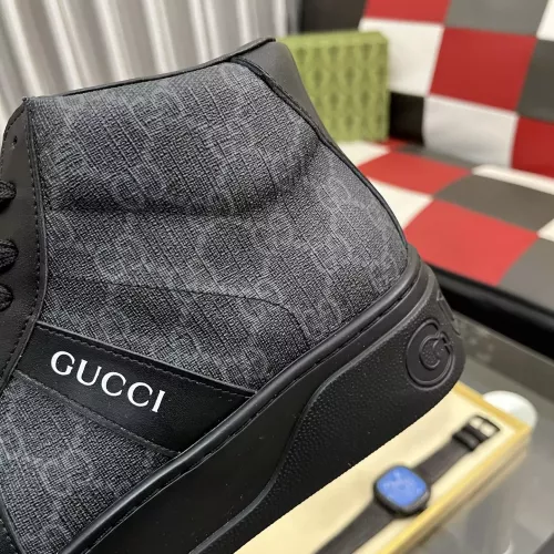Cheap Gucci High Tops Shoes For Men #1387729 Replica Wholesale [$85.00 USD] [ITEM#1387729] on Replica Gucci High Tops Shoes
