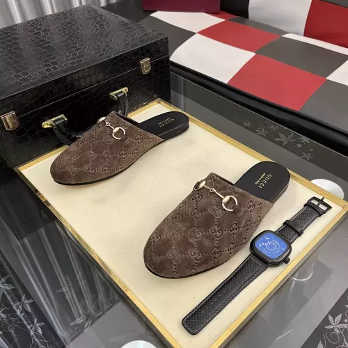 Cheap Gucci Slippers For Men #1387836 Replica Wholesale [$92.00 USD] [ITEM#1387836] on Replica Gucci Slippers