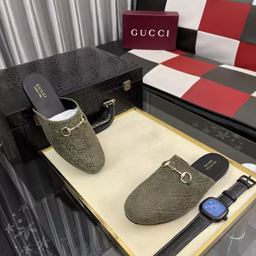 Cheap Gucci Slippers For Men #1387840 Replica Wholesale [$92.00 USD] [ITEM#1387840] on Replica Gucci Slippers