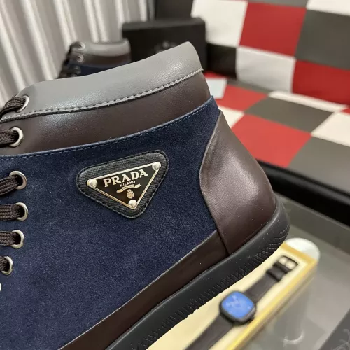 Cheap Prada High Top Shoes For Men #1387864 Replica Wholesale [$88.00 USD] [ITEM#1387864] on Replica Prada High Top Shoes