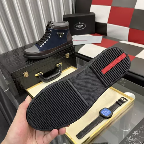 Cheap Prada High Top Shoes For Men #1387864 Replica Wholesale [$88.00 USD] [ITEM#1387864] on Replica Prada High Top Shoes