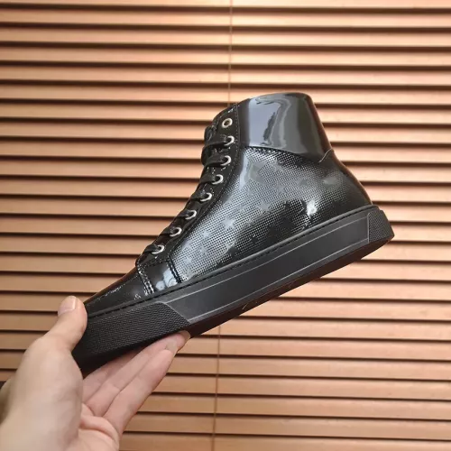 Cheap Philipp Plein PP High Tops Shoes For Men #1387894 Replica Wholesale [$92.00 USD] [ITEM#1387894] on Replica Philipp Plein PP High Tops Shoes