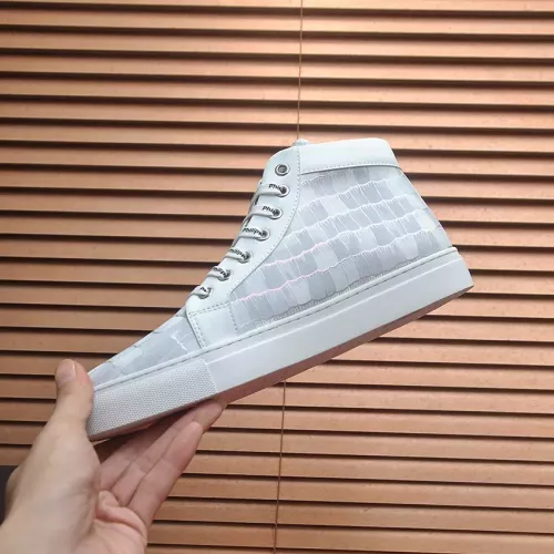 Cheap Philipp Plein PP High Tops Shoes For Men #1387906 Replica Wholesale [$92.00 USD] [ITEM#1387906] on Replica Philipp Plein PP High Tops Shoes