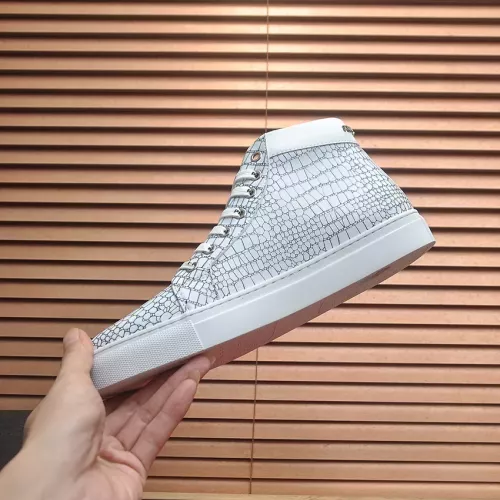 Cheap Philipp Plein PP High Tops Shoes For Men #1387910 Replica Wholesale [$92.00 USD] [ITEM#1387910] on Replica Philipp Plein PP High Tops Shoes