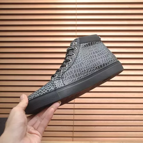 Cheap Philipp Plein PP High Tops Shoes For Men #1387911 Replica Wholesale [$92.00 USD] [ITEM#1387911] on Replica Philipp Plein PP High Tops Shoes