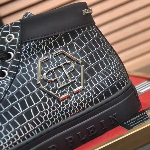 Cheap Philipp Plein PP High Tops Shoes For Men #1387911 Replica Wholesale [$92.00 USD] [ITEM#1387911] on Replica Philipp Plein PP High Tops Shoes