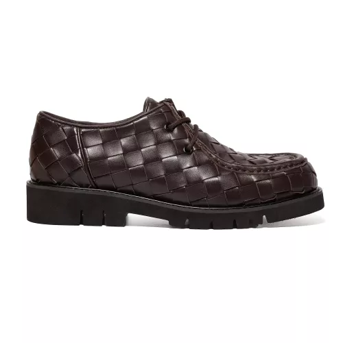 Cheap Bottega Veneta BV Leather Shoes For Men #1387966 Replica Wholesale [$145.00 USD] [ITEM#1387966] on Replica Bottega Veneta BV Leather Shoes