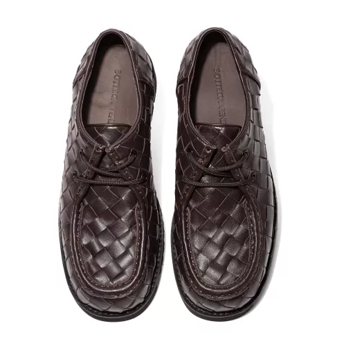 Cheap Bottega Veneta BV Leather Shoes For Men #1387966 Replica Wholesale [$145.00 USD] [ITEM#1387966] on Replica Bottega Veneta BV Leather Shoes