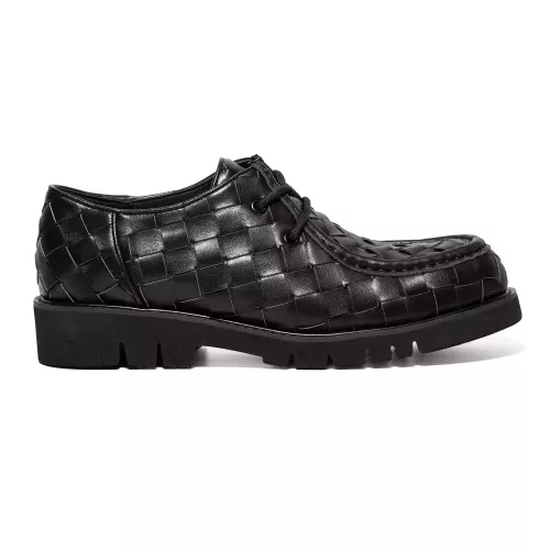 Cheap Bottega Veneta BV Leather Shoes For Men #1387968 Replica Wholesale [$145.00 USD] [ITEM#1387968] on Replica Bottega Veneta BV Leather Shoes